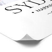 Happily Ever After Feest 3 Foto Bruiloftsreceptie Poster (Hoek)