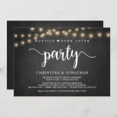 Happily Ever After-feest, Lichtslingers, Gauw getr Kaart (Voorkant / Achterkant)