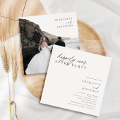 Happily Ever After Feest Moderne Elopement Trouwda Kaart