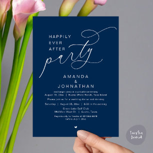 Happily Ever After Feest, Romantisch huwelijksdine Kaart