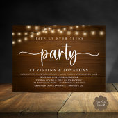 Happily Ever After-feest, Rustic Huwelijk Kaart