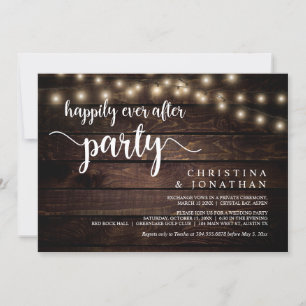 Happily Ever After-feest, Slingerlicht, Elopement Kaart