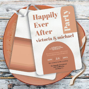Happily Ever After Feest Uitnodiging na de Bruilof