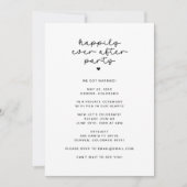 Happily Ever After Feestje Na Ontvangst Alleen Fot Kaart (Voorkant)