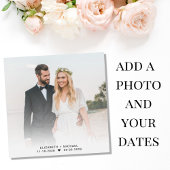 Happily Ever After Foto Cream Ontvangst Kaart