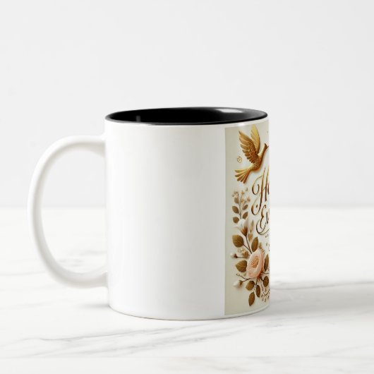 Happily Ever After | Gefeliciteerd met jullie brui Tweekleurige Koffiemok (Links)