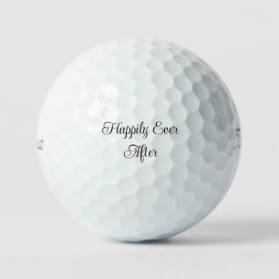 'Happily Ever After' Golfbaan Huwelijkscadeaus Golfballen