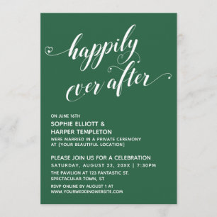Happily Ever After Hearts Script Groene Ontvangstk Kaart