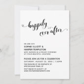 Happily Ever After Hearts Script Ontvangst Alleen Kaart (Voorkant)