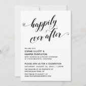 Happily Ever After Hearts Script Ontvangst Alleen Kaart (Voorkant)