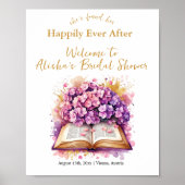 Happily Ever After Hortensia Bruidsdouche Poster (Voorkant)