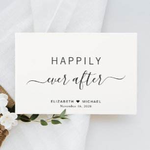 Happily Ever After Huwelijk Gastenboek