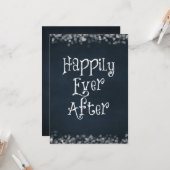 Happily Ever After Huwelijk of Jubileum Blank Kaart (Voorkant / Achterkant in situ)