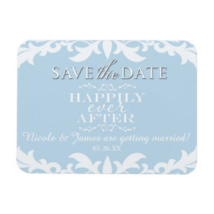 Happily Ever After Huwelijk Save the Date Magneet