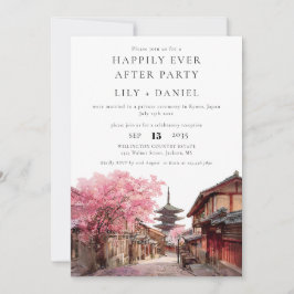 Happily Ever After Kyoto Japan Wedding Kaart