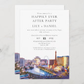 Happily Ever After Las Vegas Wedding Kaart (Voorkant / Achterkant)