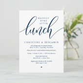 Happily Ever After Lunch, Verloving, Modern Script Kaart (Staand voorkant)