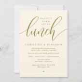Happily Ever After Lunch, Verloving, Modern Script Kaart (Voorkant)