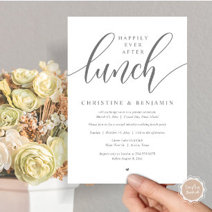 Happily Ever After Lunch, Verloving, Modern Script Kaart