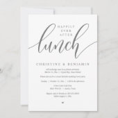 Happily Ever After Lunch, Verloving, Modern Script Kaart (Voorkant)