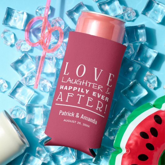 Happily Ever After MAGNETA Huwelijk Seltzer Blikjeskoeler (Insitu Zomer)