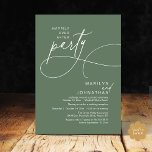 Happily Ever After Modern Elegant Wedding Dinner Kaart<br><div class="desc">Celebrate your love story with this elegant minimalist wedding invitation, designed with a refined sans font paired with delicate romantic elegant handwritten script. Perfect for couples who love modern romance, soft neutrals, and timeless typography, "happily ever after party". Perfect for couples extending their joyous occasion, this invitation exudes sophistication with...</div>