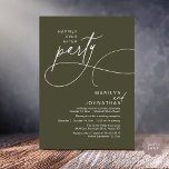 Happily Ever After Modern Elegant Wedding Dinner Kaart<br><div class="desc">Celebrate your love story with this elegant minimalist wedding invitation, designed with a refined sans font paired with delicate romantic elegant handwritten script. Perfect for couples who love modern romance, soft neutrals, and timeless typography, "happily ever after party". Perfect for couples extending their joyous occasion, this invitation exudes sophistication with...</div>