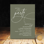 Happily Ever After Modern Elegant Wedding Dinner Kaart<br><div class="desc">Celebrate your love story with this elegant minimalist wedding invitation, designed with a refined sans font paired with delicate romantic elegant handwritten script. Perfect for couples who love modern romance, soft neutrals, and timeless typography, "happily ever after party". Perfect for couples extending their joyous occasion, this invitation exudes sophistication with...</div>