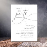 Happily Ever After Modern Elegant Wedding Dinner Kaart<br><div class="desc">Celebrate your love story with this elegant minimalist wedding invitation, designed with a refined sans font paired with delicate romantic elegant handwritten script. Perfect for couples who love modern romance, soft neutrals, and timeless typography, "happily ever after party". Perfect for couples extending their joyous occasion, this invitation exudes sophistication with...</div>
