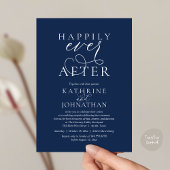 Happily Ever After, Modern Wedding Reception Kaart