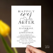 Happily Ever After, Modern Wedding Reception Kaart