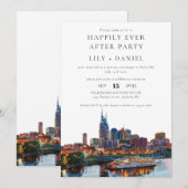 Happily Ever After Nashville Wedding Kaart (Voorkant / Achterkant)