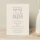 Happily Ever After Party, Classy Wedding Reception Kaart