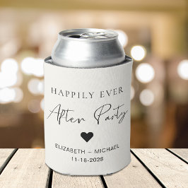 Happily Ever After Party Crème Trouwreceptie Blikjeskoeler