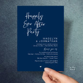 Happily Ever After Party, Modern Wedding Reception Kaart