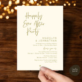Happily Ever After Party, Modern Wedding Reception Kaart