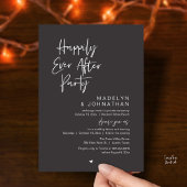 Happily Ever After Party, Modern Wedding Reception Kaart