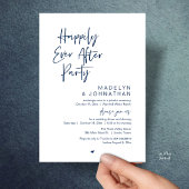 Happily Ever After Party, Modern Wedding Reception Kaart