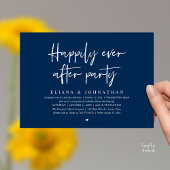  Happily Ever After Party Modern Wedding Reception Kaart