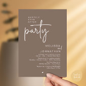 Happily Ever After Party, Modern Wedding Reception Kaart