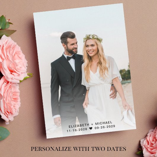 Happily Ever After Party Photo Pink Reception Aankondiging