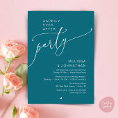 Happily Ever After Party Romance Wedding Reception Kaart