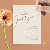 Happily Ever After Party Romance Wedding Reception Kaart