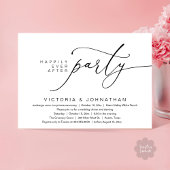 Happily Ever After Party, Romantic Wedding Dinner Kaart