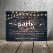 Happily Ever After party, Rustic Wedding Kaart