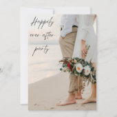 Happily Ever After Party Wedding Celebration Party Kaart (Voorkant)