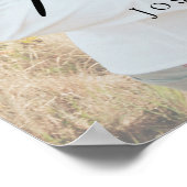 Happily Ever After Party Welcome photo wedding Poster (Hoek)