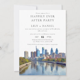 Happily Ever After Philadelphia Wedding Kaart