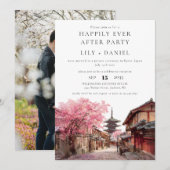 Happily Ever After Photo Kyoto Japan Wedding Kaart (Voorkant / Achterkant)