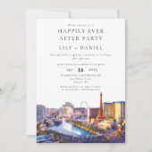 Happily Ever After Photo Las Vegas Wedding Kaart (Voorkant)